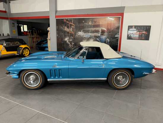 Rare 1966 C2 roadster L72 427/425 NassauBlue/Blue