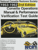 (image for) 1953-62 NCRS Corvette Operations Manual & PV Test Guide - Click Image to Close