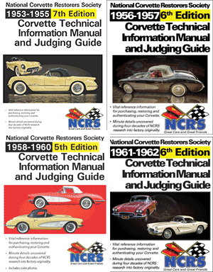 (image for) 1953-62 NCRS Technical Information Manual & Judging Guides - Click Image to Close