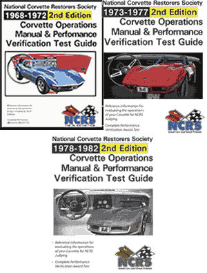 (image for) 1968-82 NCRS Corvette Operations Manual & PV Test Guide - Click Image to Close