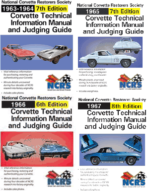 (image for) 1963-67 NCRS Technical Information Manual & Judging Guides - Click Image to Close
