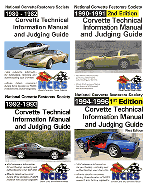 (image for) 1984-96 NCRS Technical Information Manual & Judging Guides - Click Image to Close