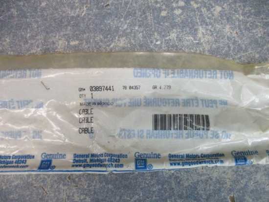 NOS front e-brake cable