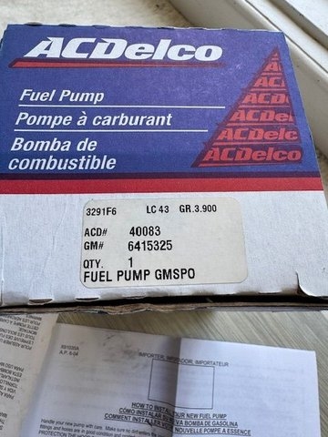 NOS 40083 Fuel Pump