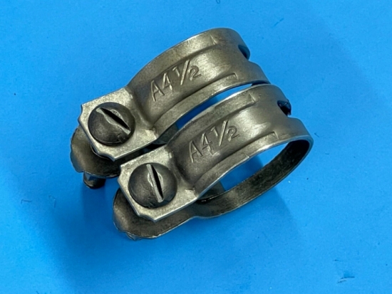 NOS Corvette A4 1/2 Clamps  Very Nice