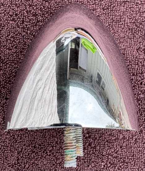 1953-55 Front Bumper Center Bullet (Re-Chromed)