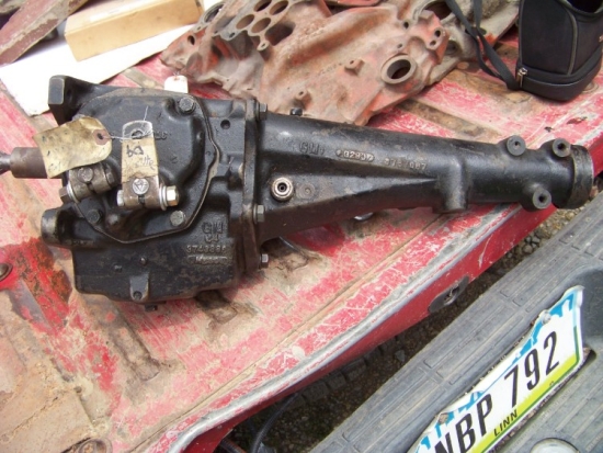 Saganaw 3 speed transmission, cast iron intake 57