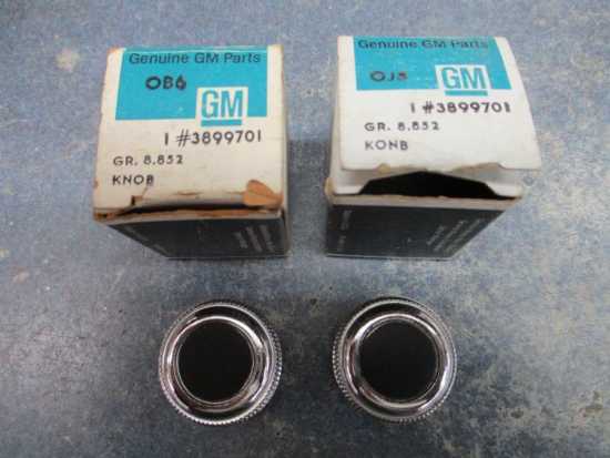 1967 NOS Dash knobs