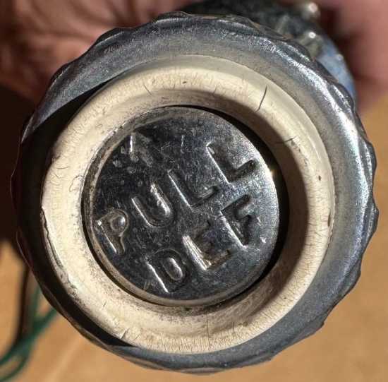 1953-55 Heater Knob, Dial, Switch &amp; Defrost Cable
