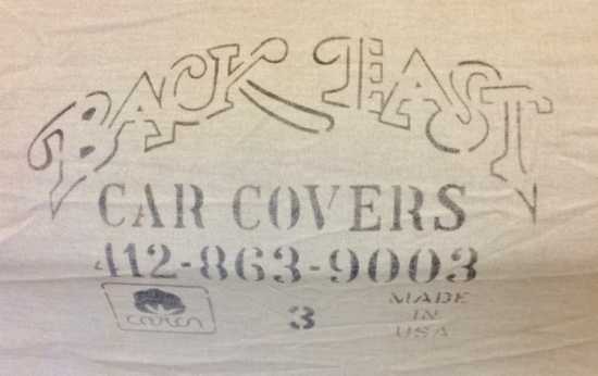 Back East Car Cover Mid-Year Sting Ray Wanted