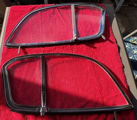 1953-54 Window Side Curtains and Vents