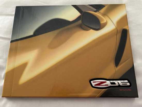 2006 Z06 Corvette Media / Intro Hard Cover Book