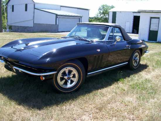 1965 Black Corvette