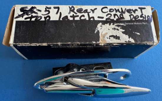 1957L-1962 NOS Rear Covertible Top Deck Latch