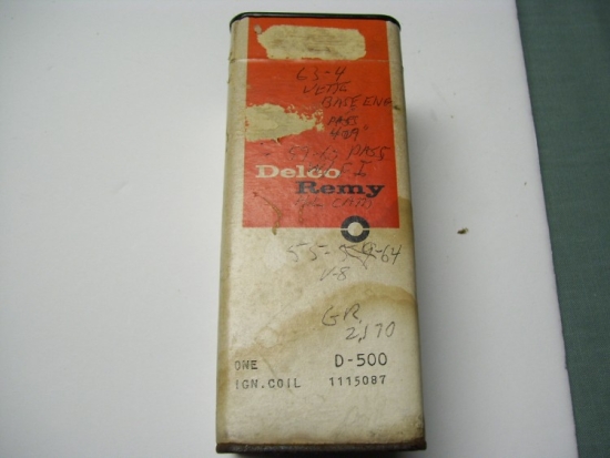 NOS  Delco D-500 ignition coil  #1115087