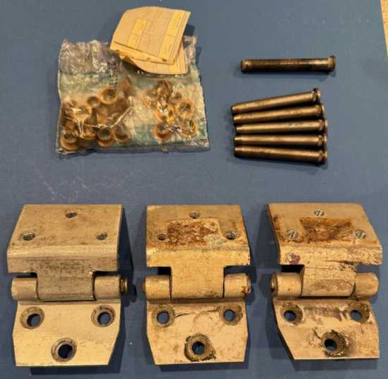 1953-55 Door Hinges-Pins-Bushings (Lot)