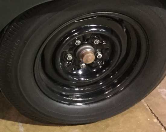 1965-1966 Original Black Steel wheels
