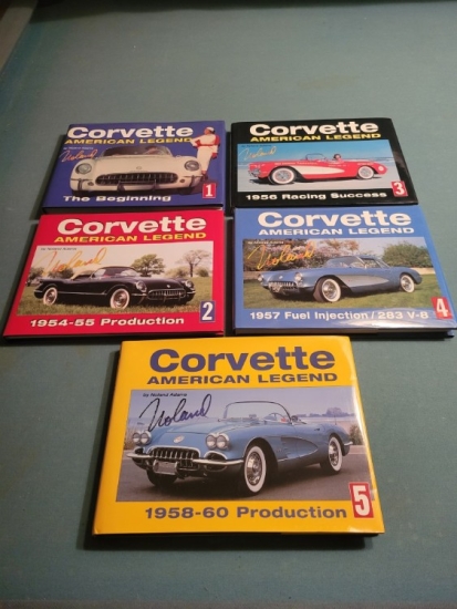 Noland Adams &quot;Corvette American Legend&quot; five books