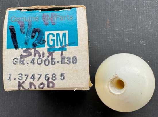 1956-62 NOS Tennite Gear Shift Knob