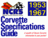 NCRS Corvette Pocket Specifications Guide 1953-1967