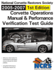 2005-07 Corvette Operations Manual and PV Test Guide