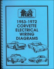Corvette 1953-72 Electrical Wiring Diagrams