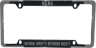 Chrome License Frame