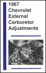 1967 External Carburetor Adjustments