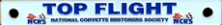 Top Flight License Plate Badge