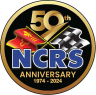 NCRS 50th Anniversary Inside the Glass Decal