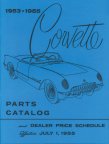 1953-55 Corvette Parts and Accessories Catalog