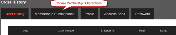 Membership Subscriptions