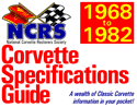 NCRS Corvette Pocket Specifications Guide 1968-1982